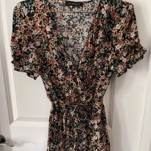 Summer Floral Mini Dress by Dynamite